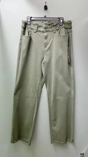 * Charlie B Wide Leg Jean (Green or Grey)