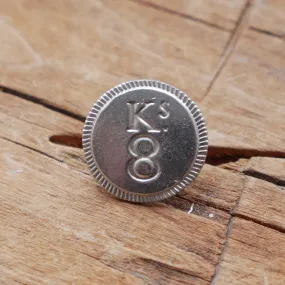 15/16" and 3/4" King's 8th Regiment of Foot Button (British) 1768-1786