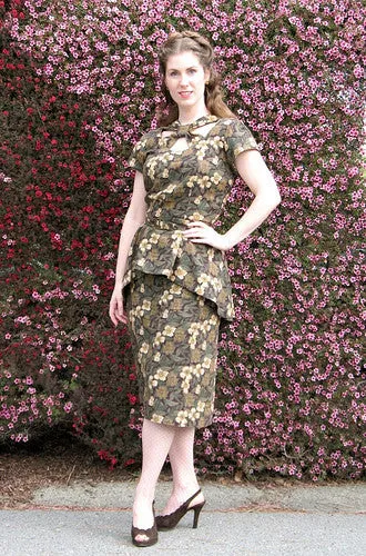 1945 Day or Evening Dress, E40-6111