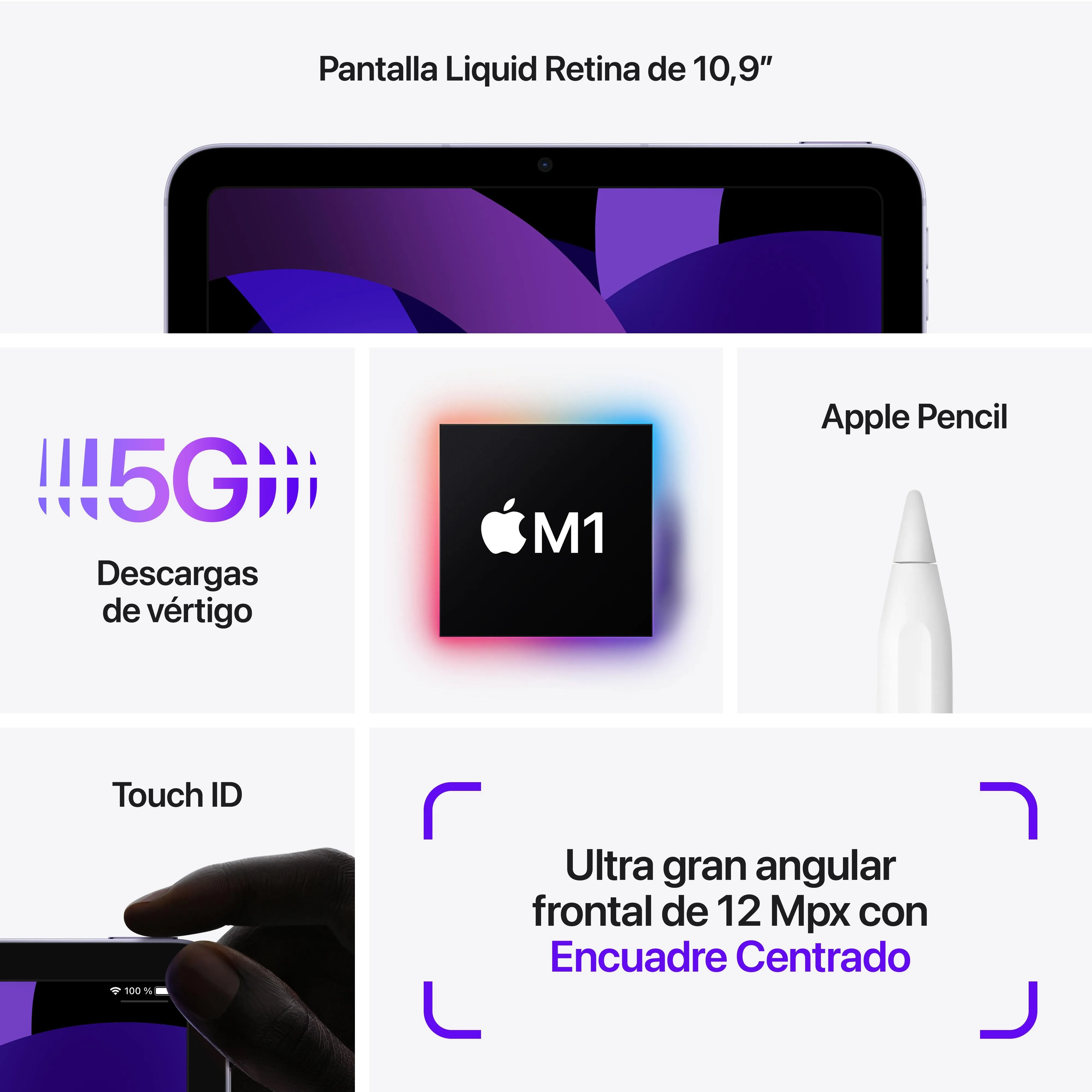 2022 iPad Air Wi-Fi   Cellular 256 GB - Rosa (5.ª generación)