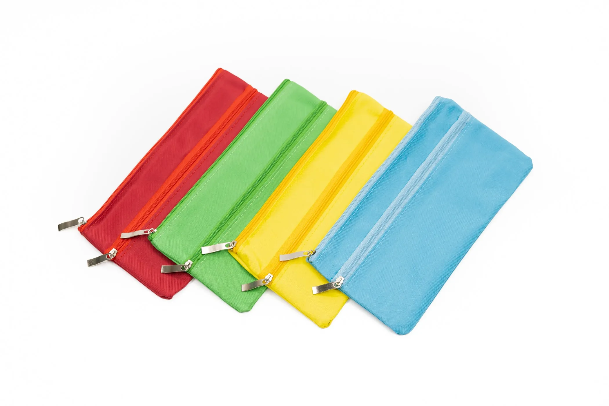 300D A6 Double Zipper Pencil Case
