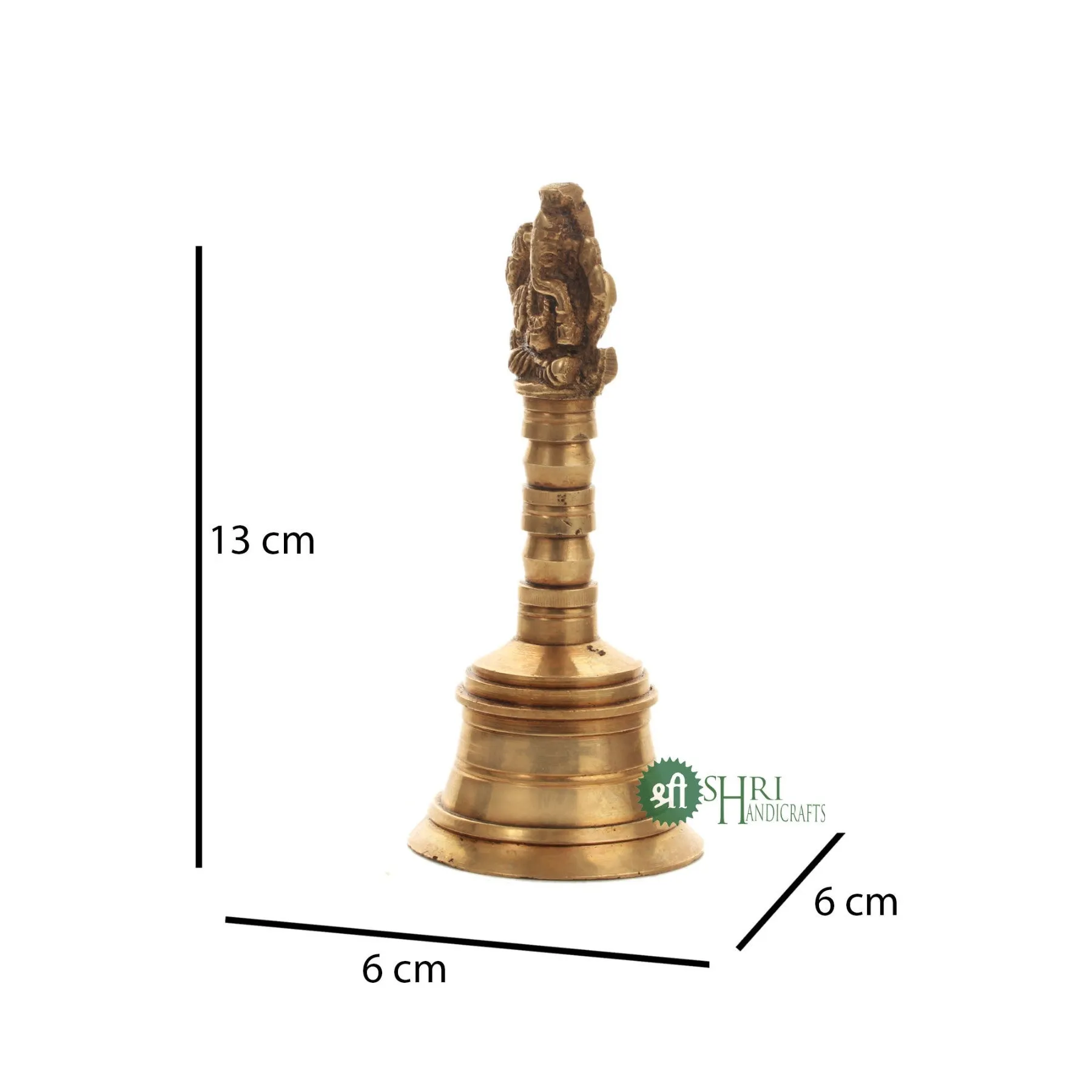 5.5" BRASS HAND BELL BRX
