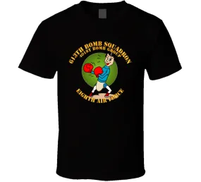 613th Bomb Squadron, 401st Bomb Group, 8th Air Force with text T Shirt,Premium and Hoodie