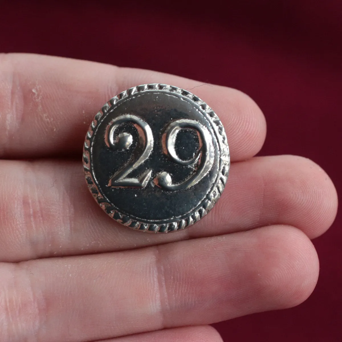 7/8" 29th Regiment of Foot Buttons (British) 1765-1815