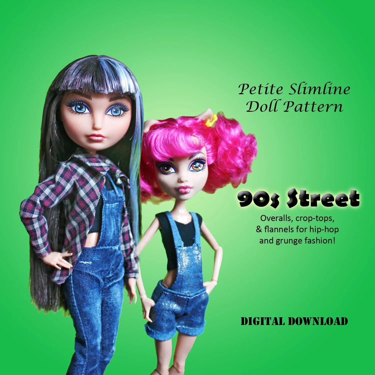 90s Street Wear: Overalls & Flannel