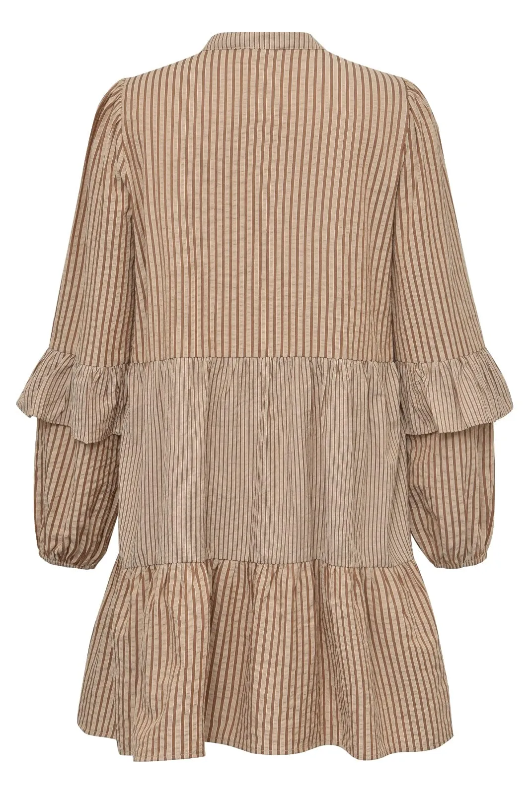 A-View - Karin Dress - 193 Brown/White