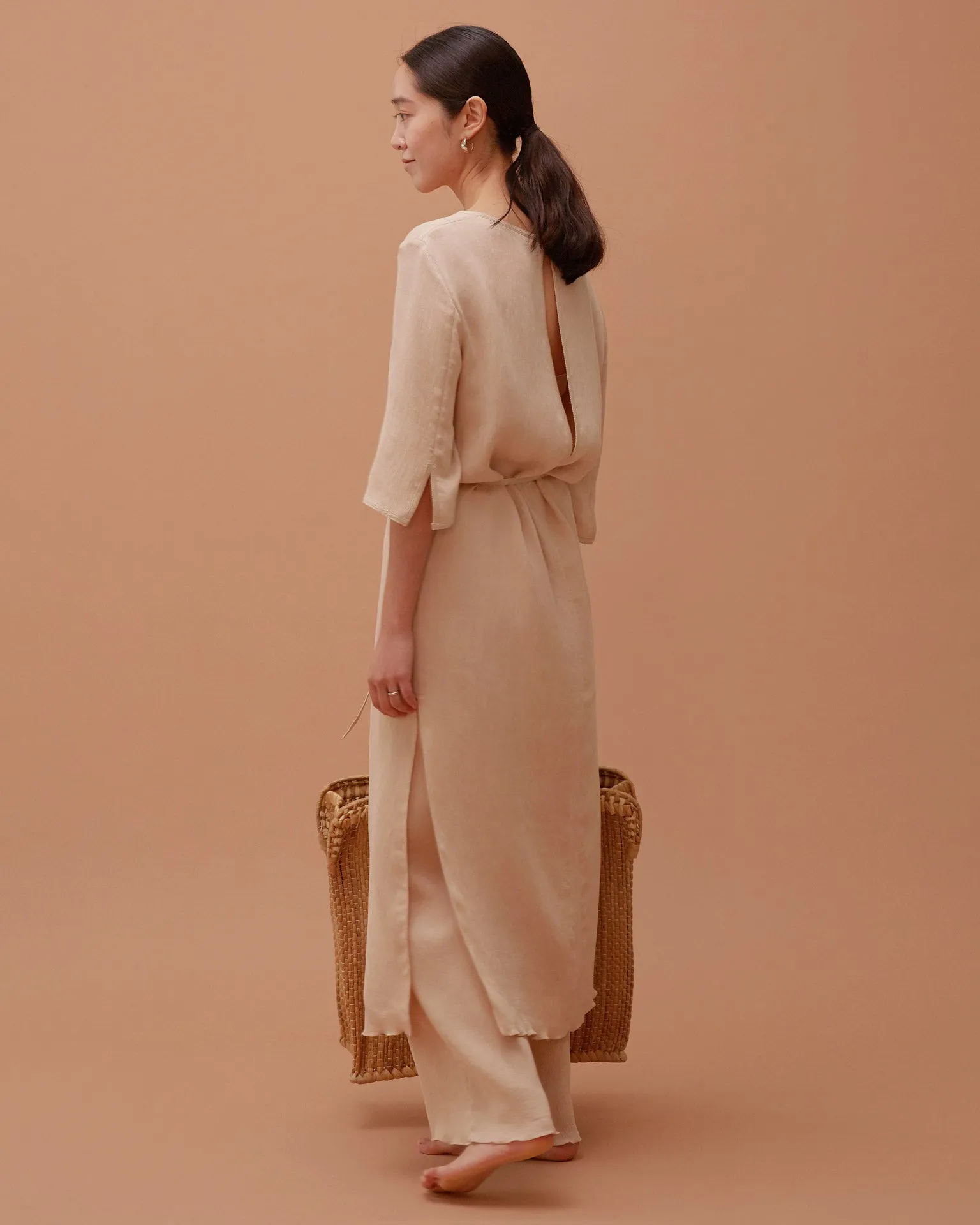 Accordion Dress & Pants Set