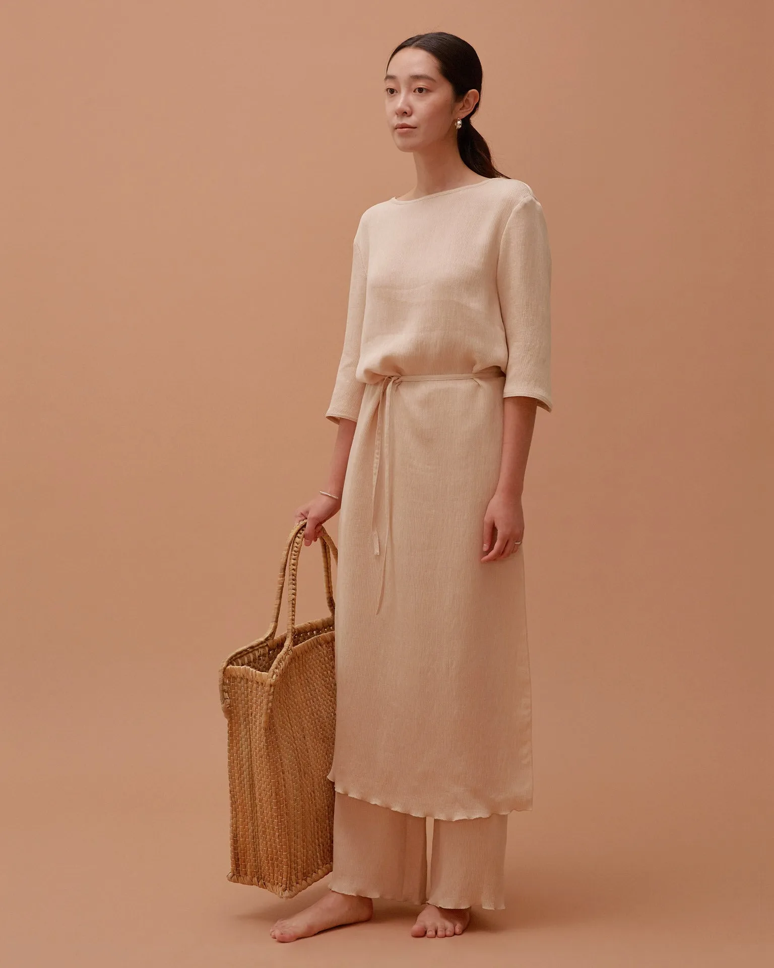 Accordion Dress & Pants Set