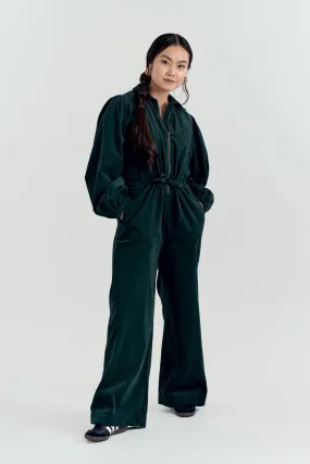 AMRITA Organic Cotton Jumpsuit - Dark Marine