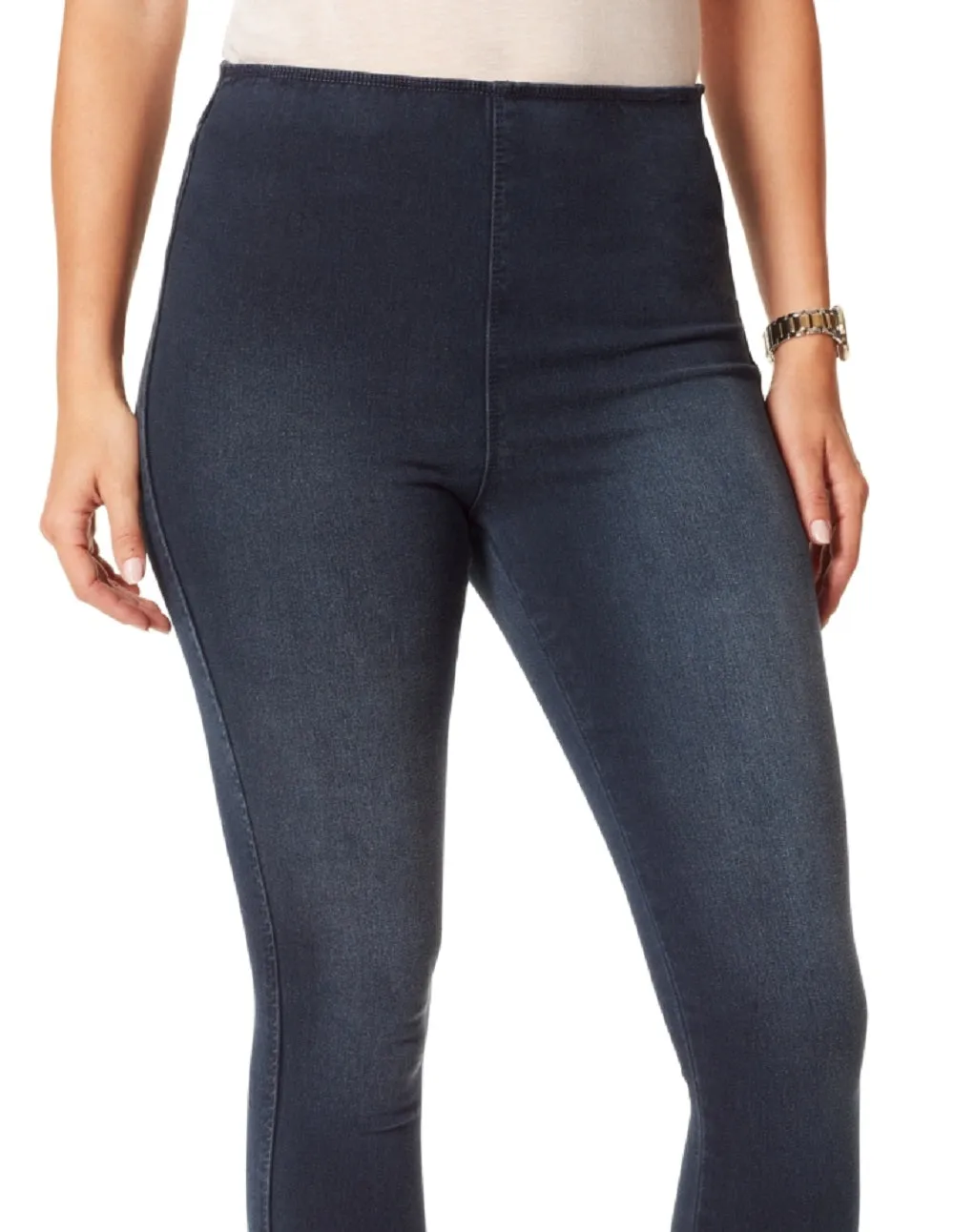 Anne Klein Women's Compression Jeggings Blue
