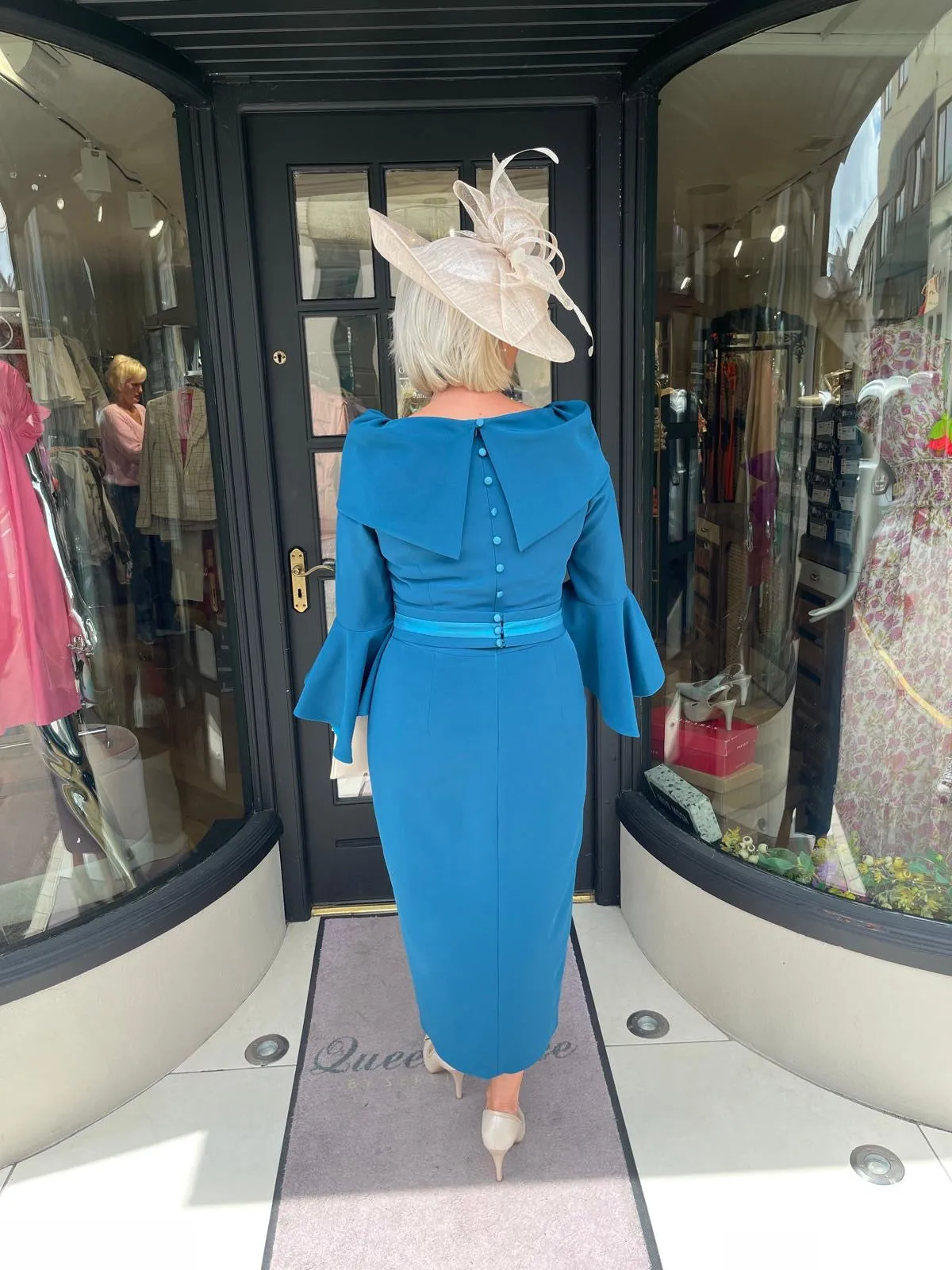 Anoola D397 Teal Dress