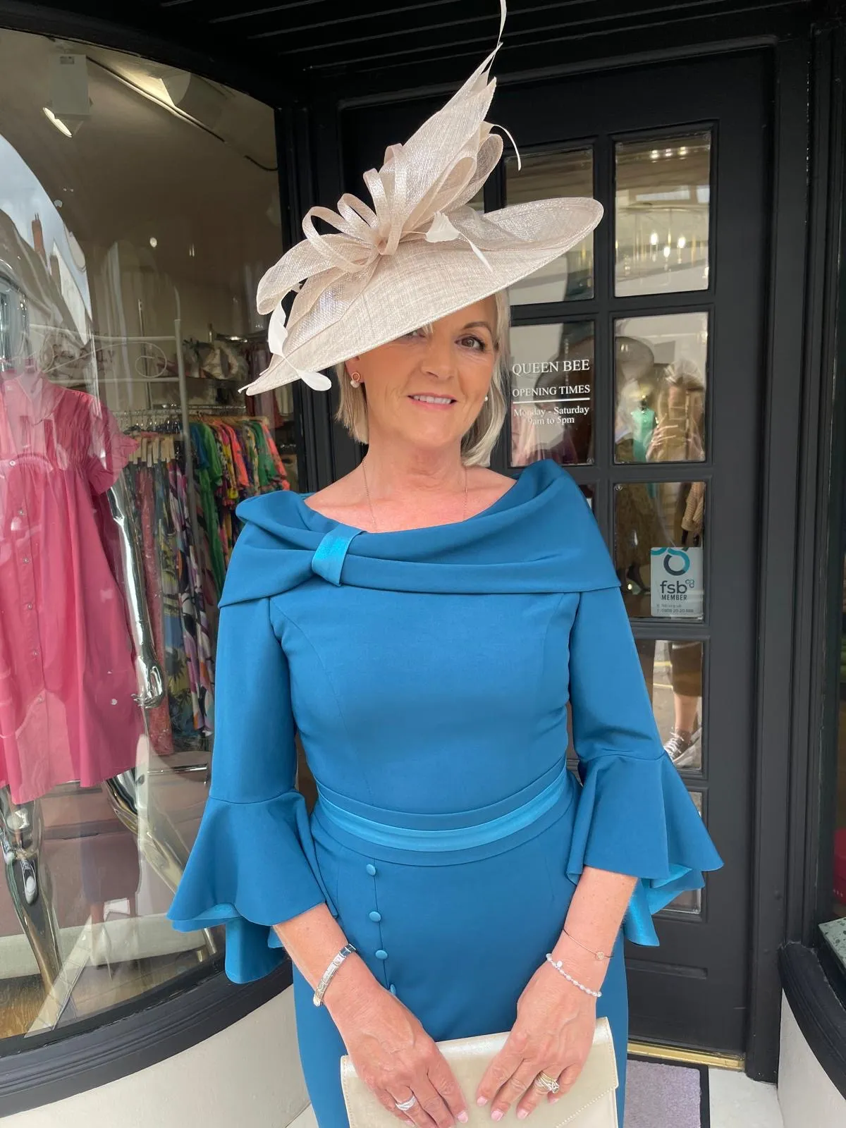 Anoola D397 Teal Dress
