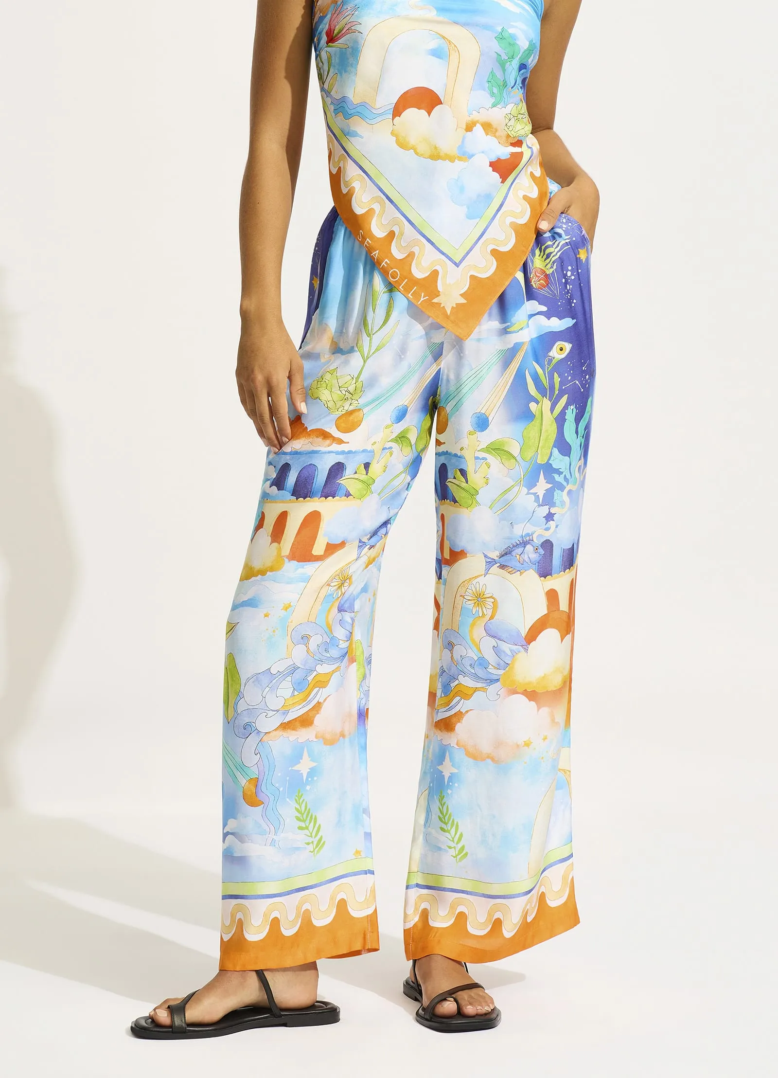 Aquarius Pant - Turquoise