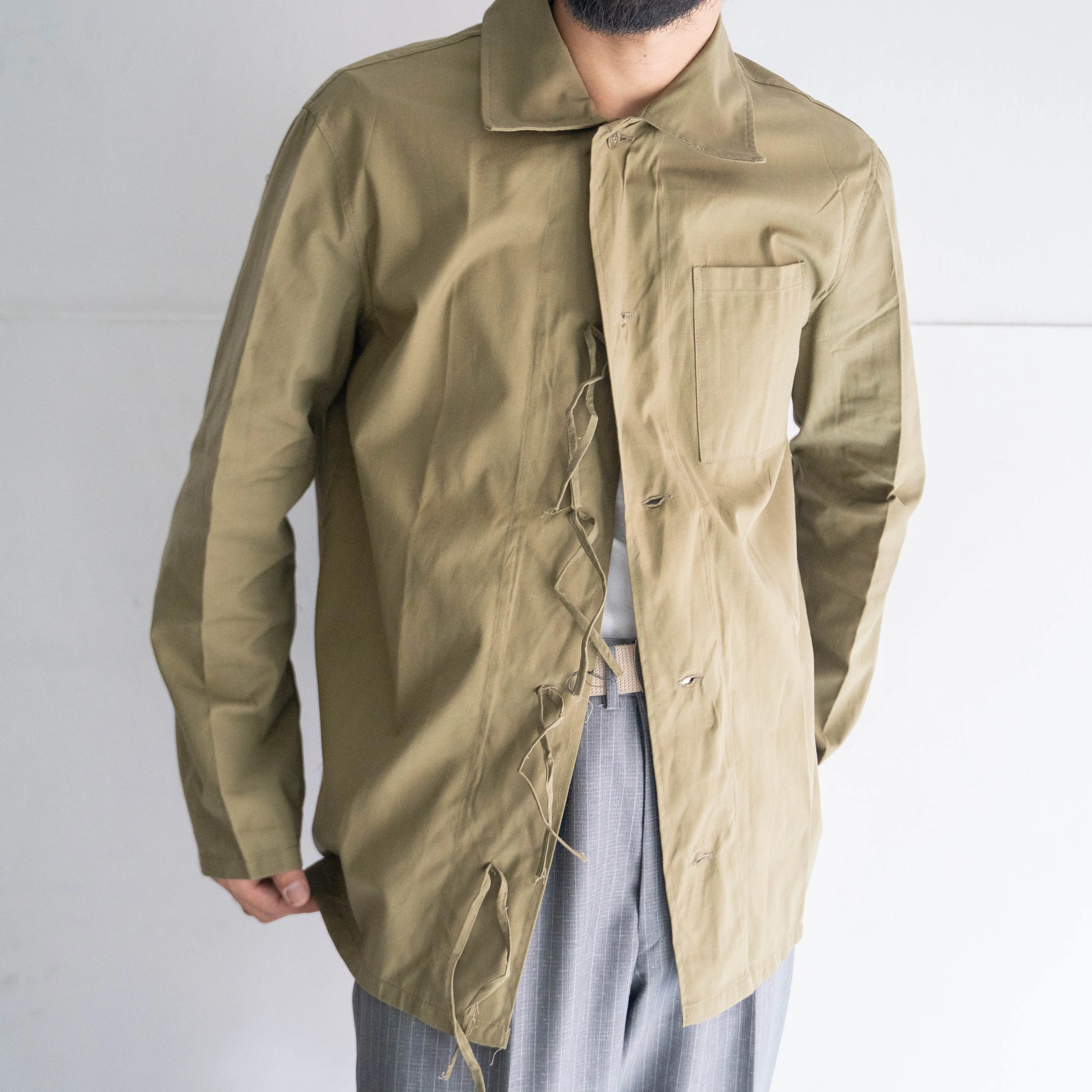 around 1990s Rumania military sleeping shirt 'dead stock'