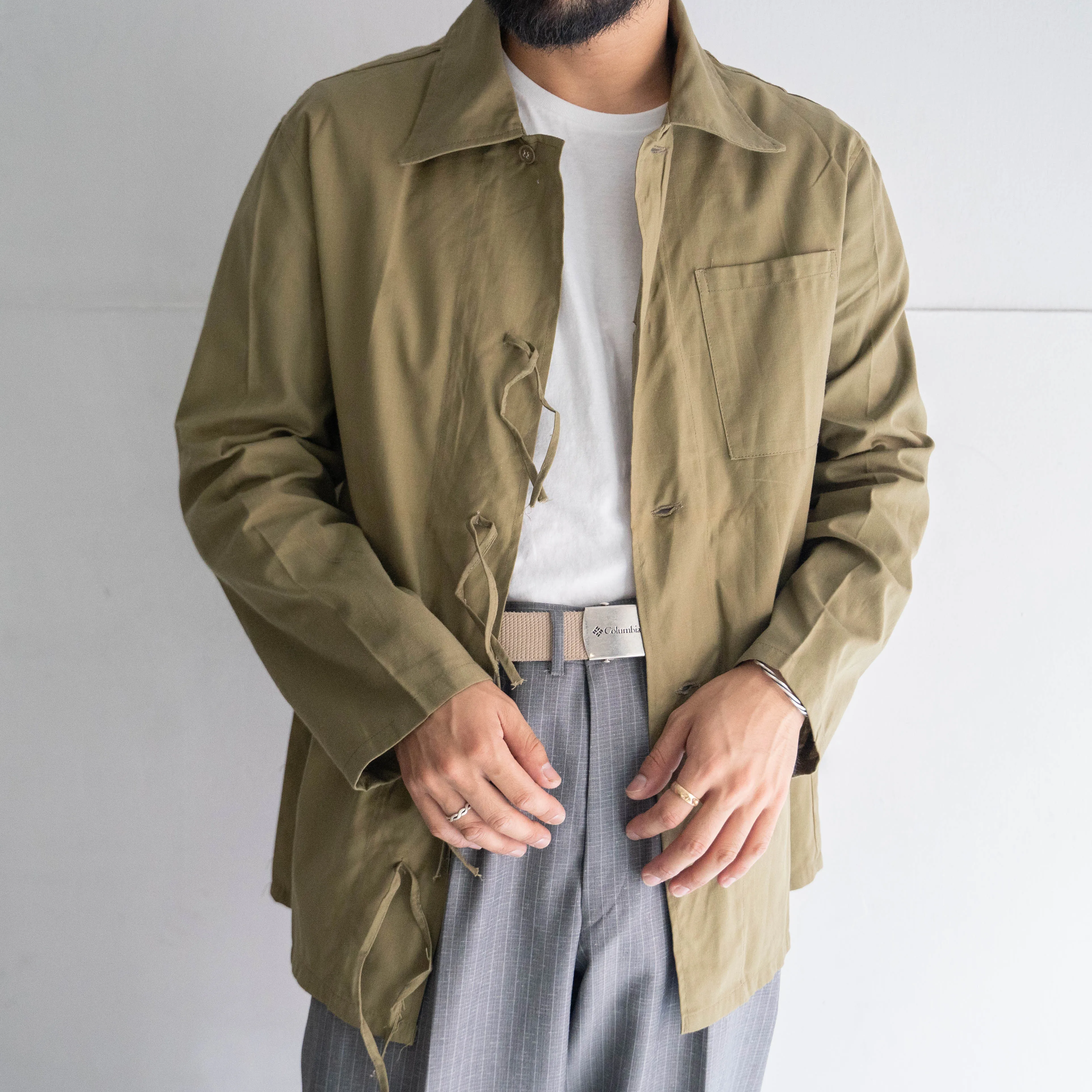 around 1990s Rumania military sleeping shirt 'dead stock'
