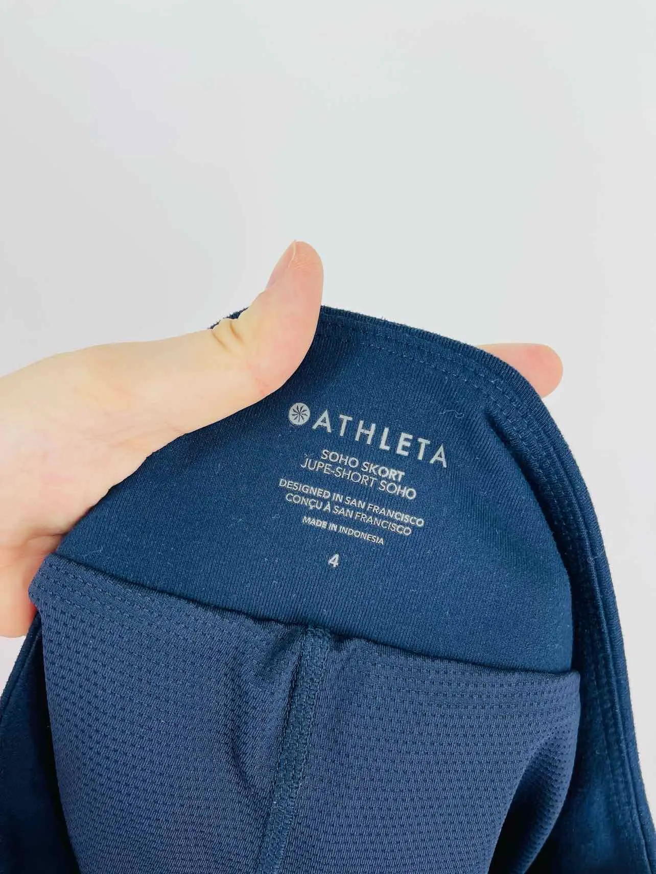 Athleta Size 4 Navy Activewear Skorts