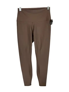 Athletic Leggings By Alo In Brown, Size: S