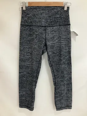 Athletic Leggings By Lululemon In Black & White, Size: 6