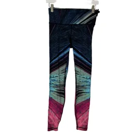 Athletic Leggings By Lululemon In Blue, Size: 6