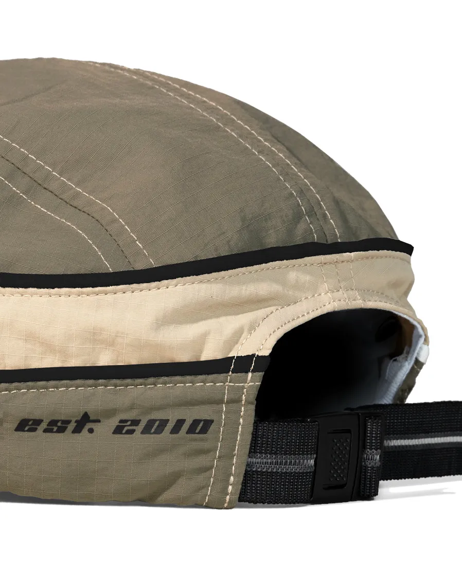 Premium Camel & Mocha Atlas Flowline Panel Cap for Ultimate Style and Comfort