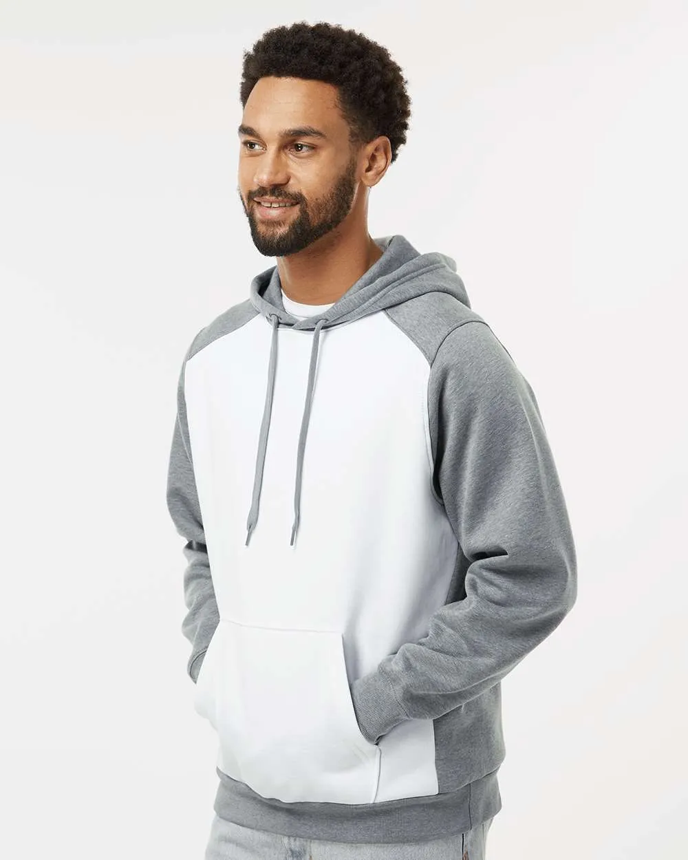 Augusta Eco Revive Three-Season Triblend Fleece Hooded Sweatshirt