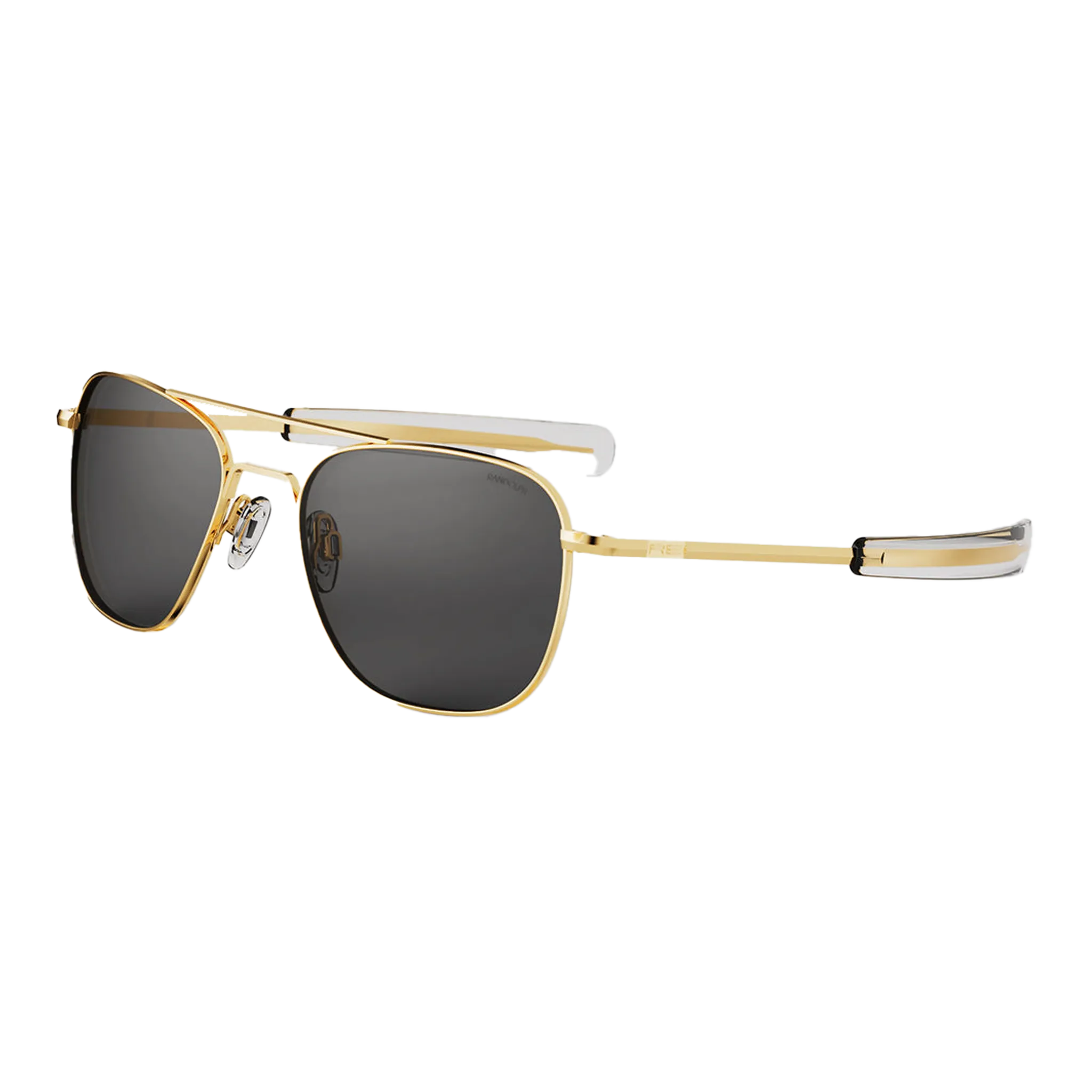 Aviator SkyTec™ Glass American Gray 23k Gold MILITARY SPECIAL EDITION