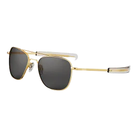 Aviator SkyTec™ Glass American Gray 23k Gold MILITARY SPECIAL EDITION