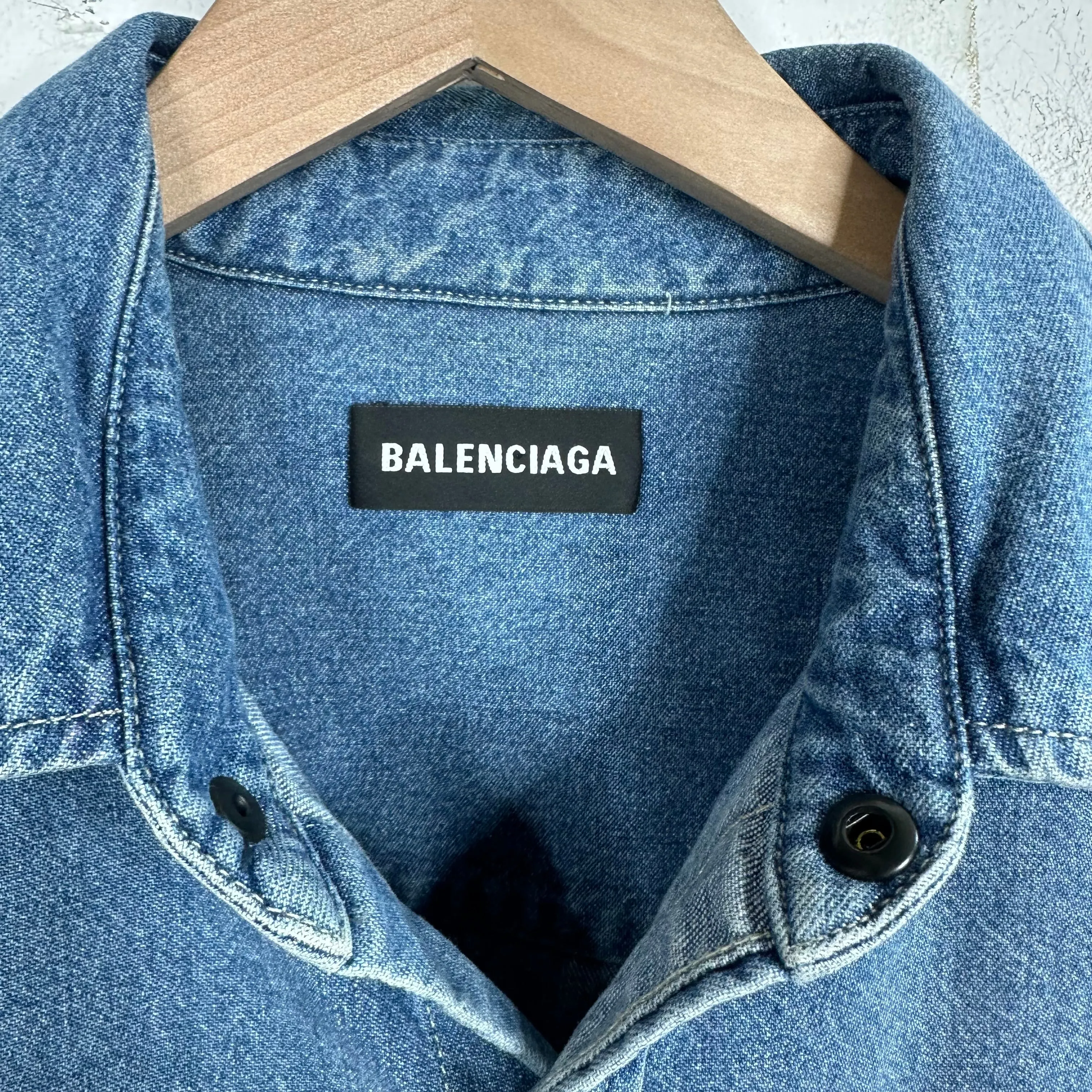 Balenciaga Denim Vest Shirt