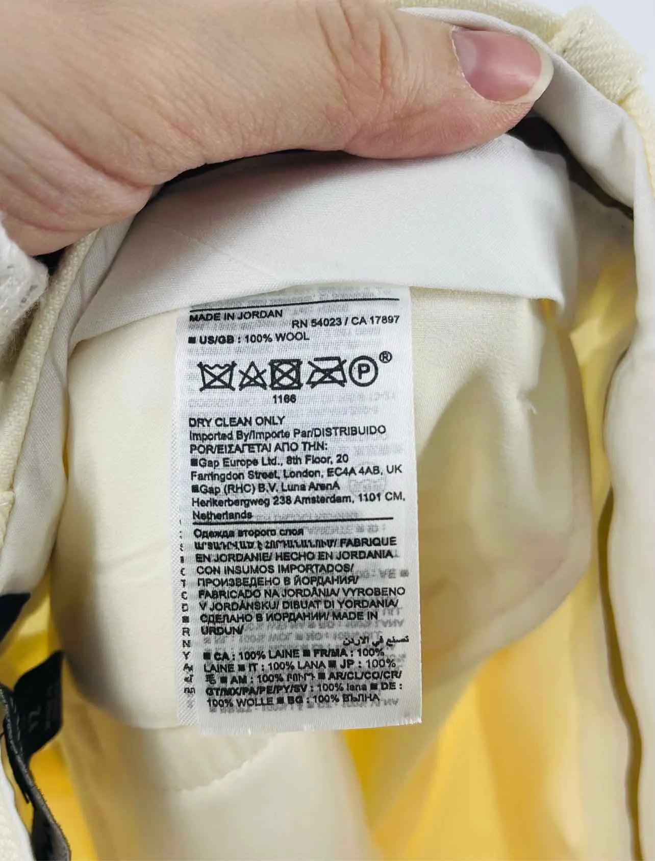 Banana Republic Size 12 Cream Solid NEW Pants Pants