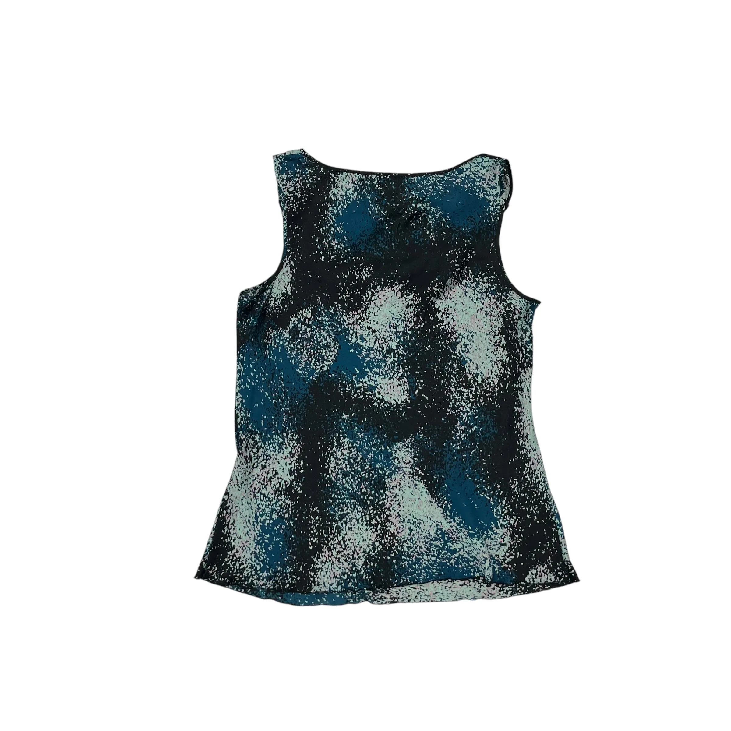 BLACK & BLUE BLOUSE SLEEVELESS by SPENSE Size:L