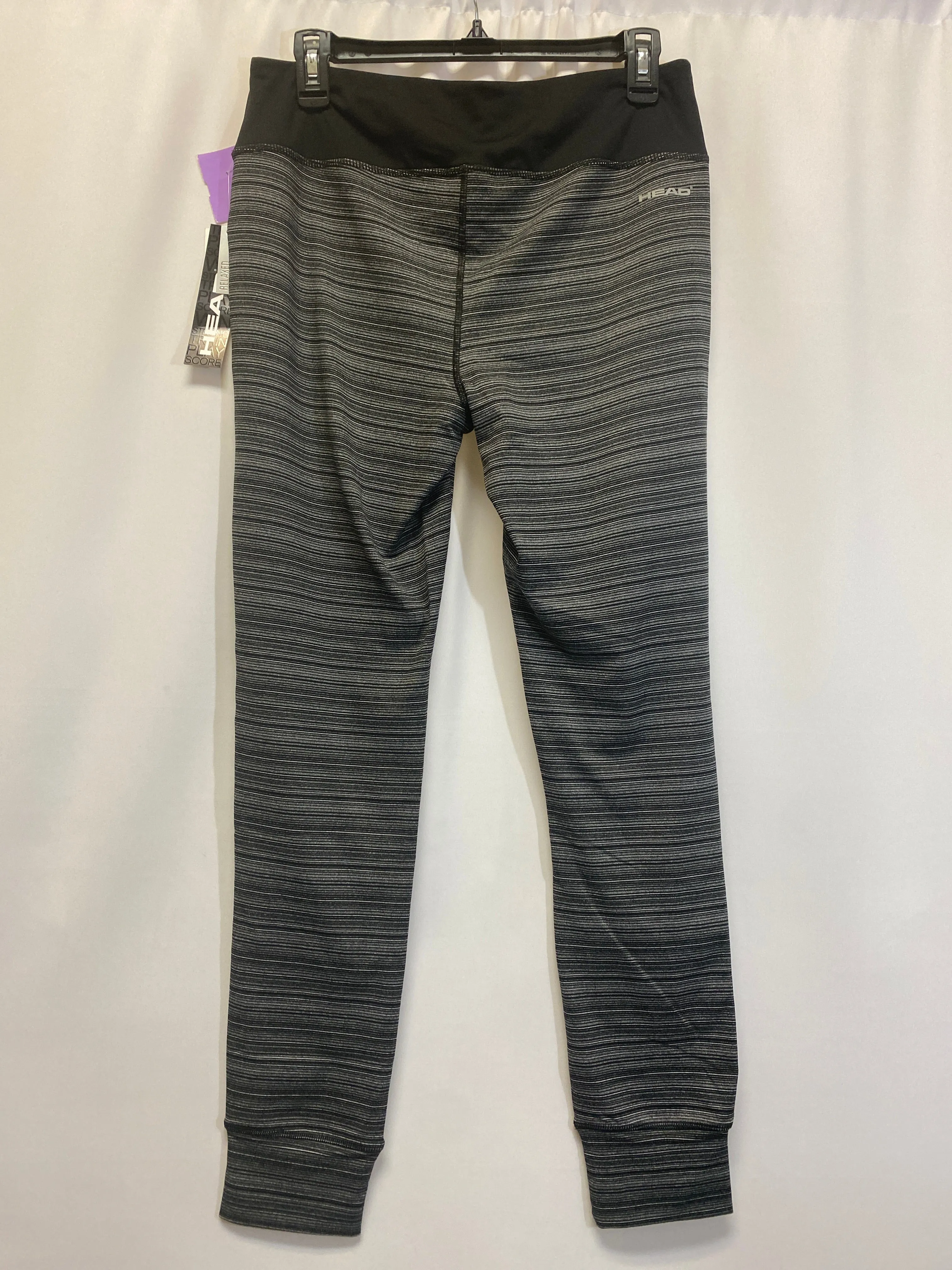 Black Athletic Leggings Head, Size L