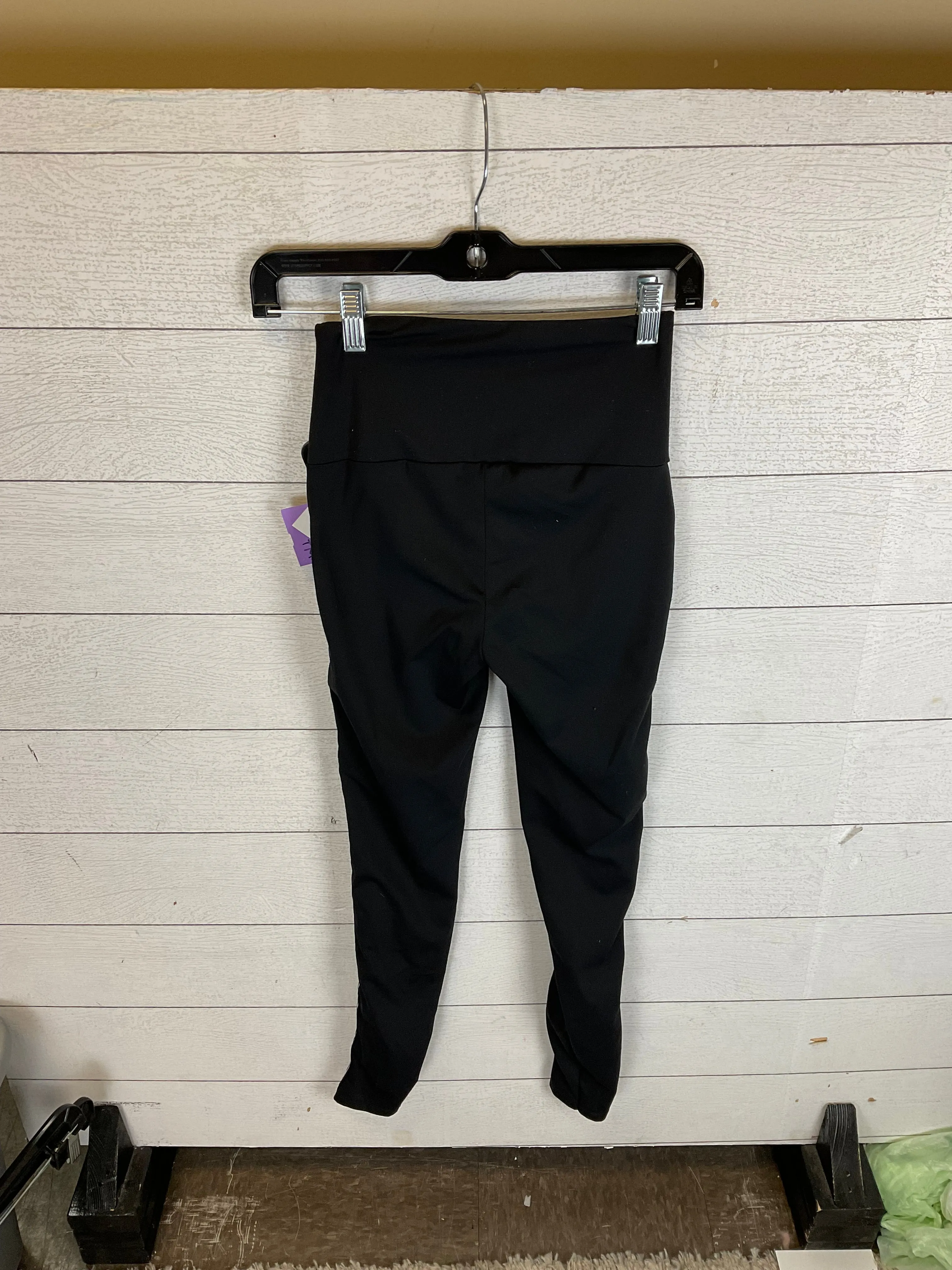 Black Athletic Leggings Michael By Michael Kors, Size Xs