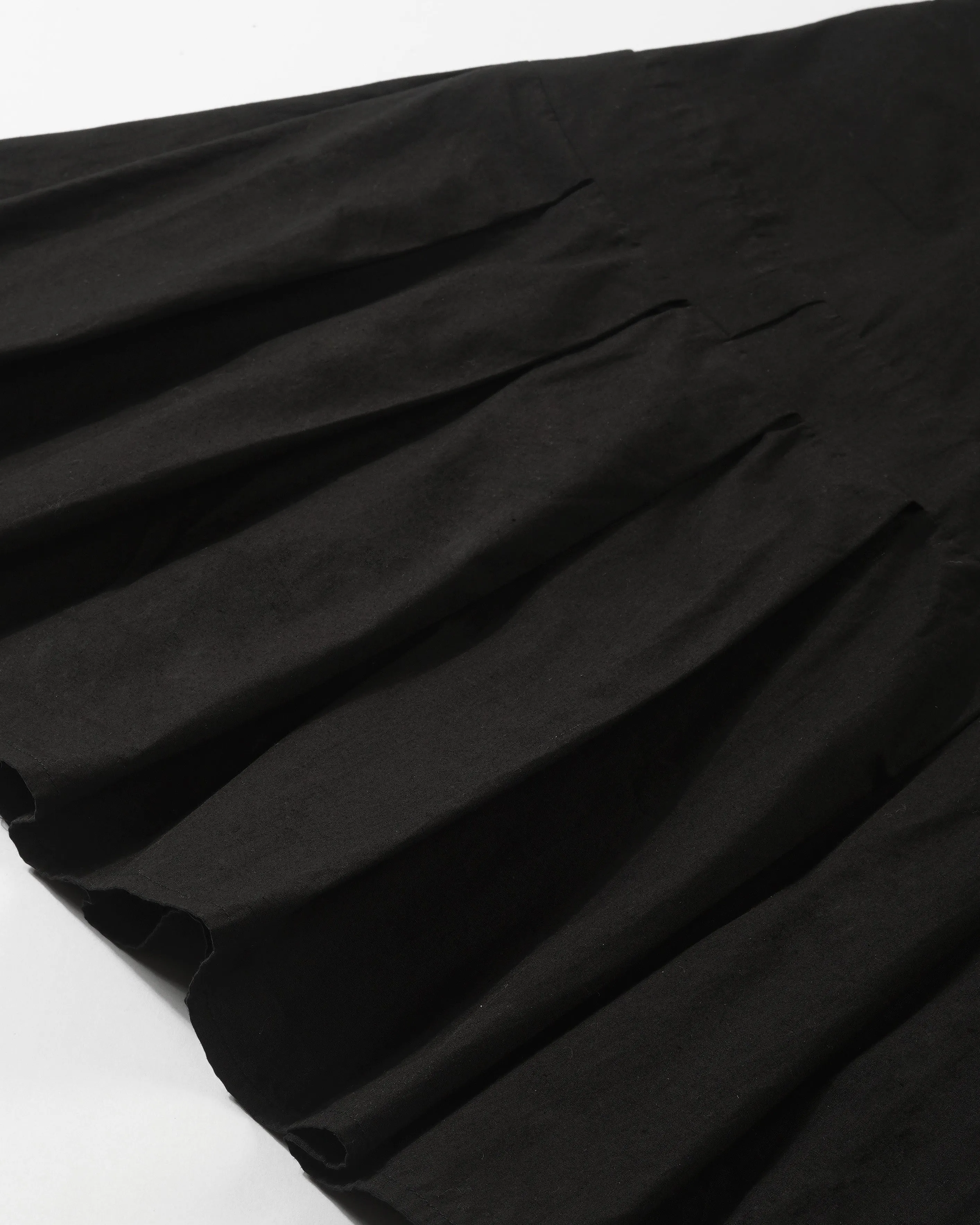 BLACK BANDEAU OFF SHOULDER DRESS