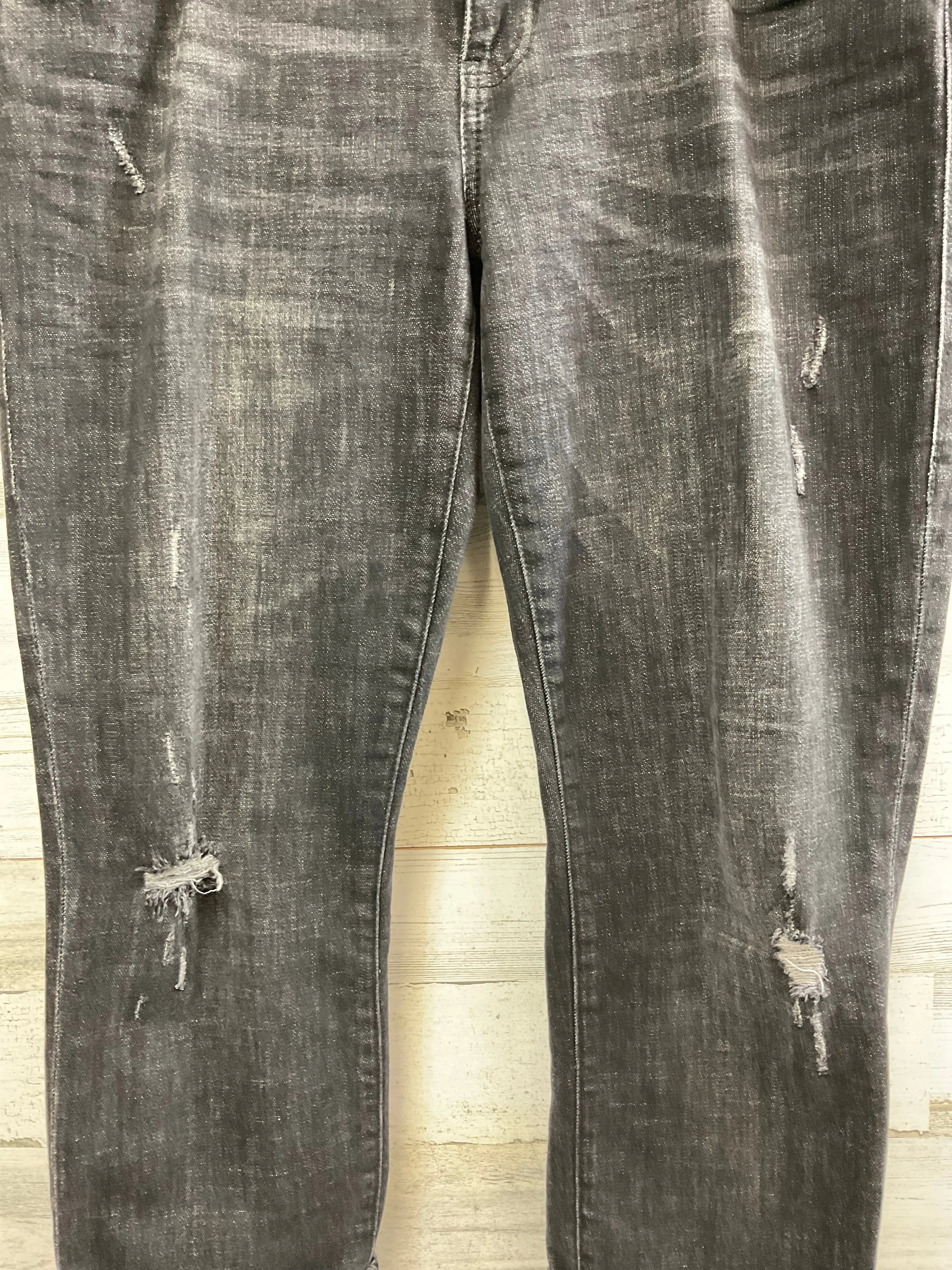 Black Denim Jeans Boyfriend Cabi, Size 8