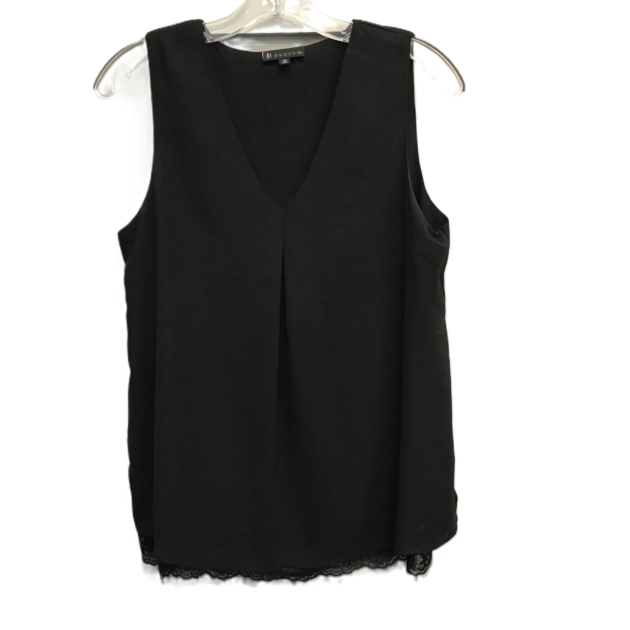 Black Top Sleeveless By Bobeau, Size: S