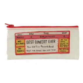 BLUE Q PENCIL CASE BEST CONCERT EVER