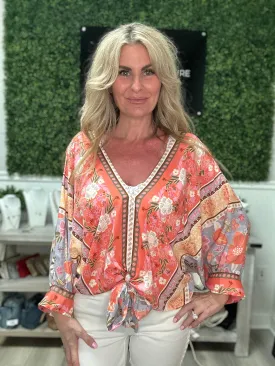 Boho Chic Tie Top