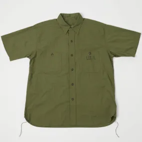 Buzz Rickson's BR38400 N-3 S/S Utility Shirt - Olive
