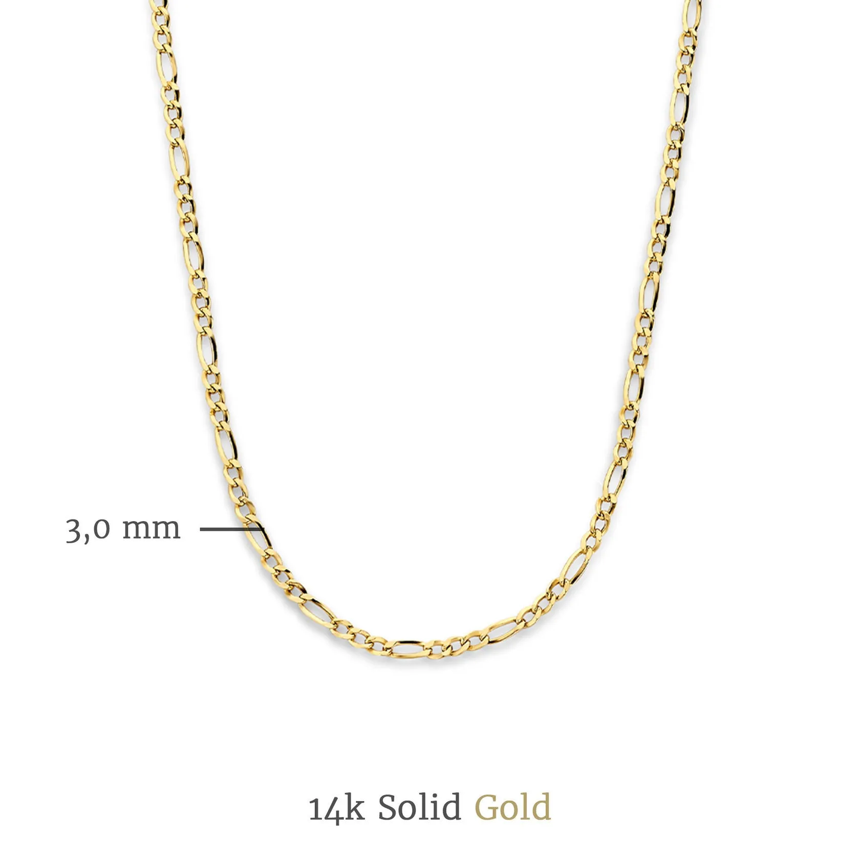 Cadeau d'Isabel 14 karat gold necklace and bracelet gift set