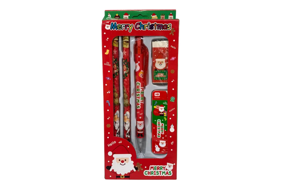 Christmas Mechanical Pencil Stationery Set