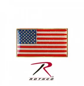Classic Rectangular US Flag Pin