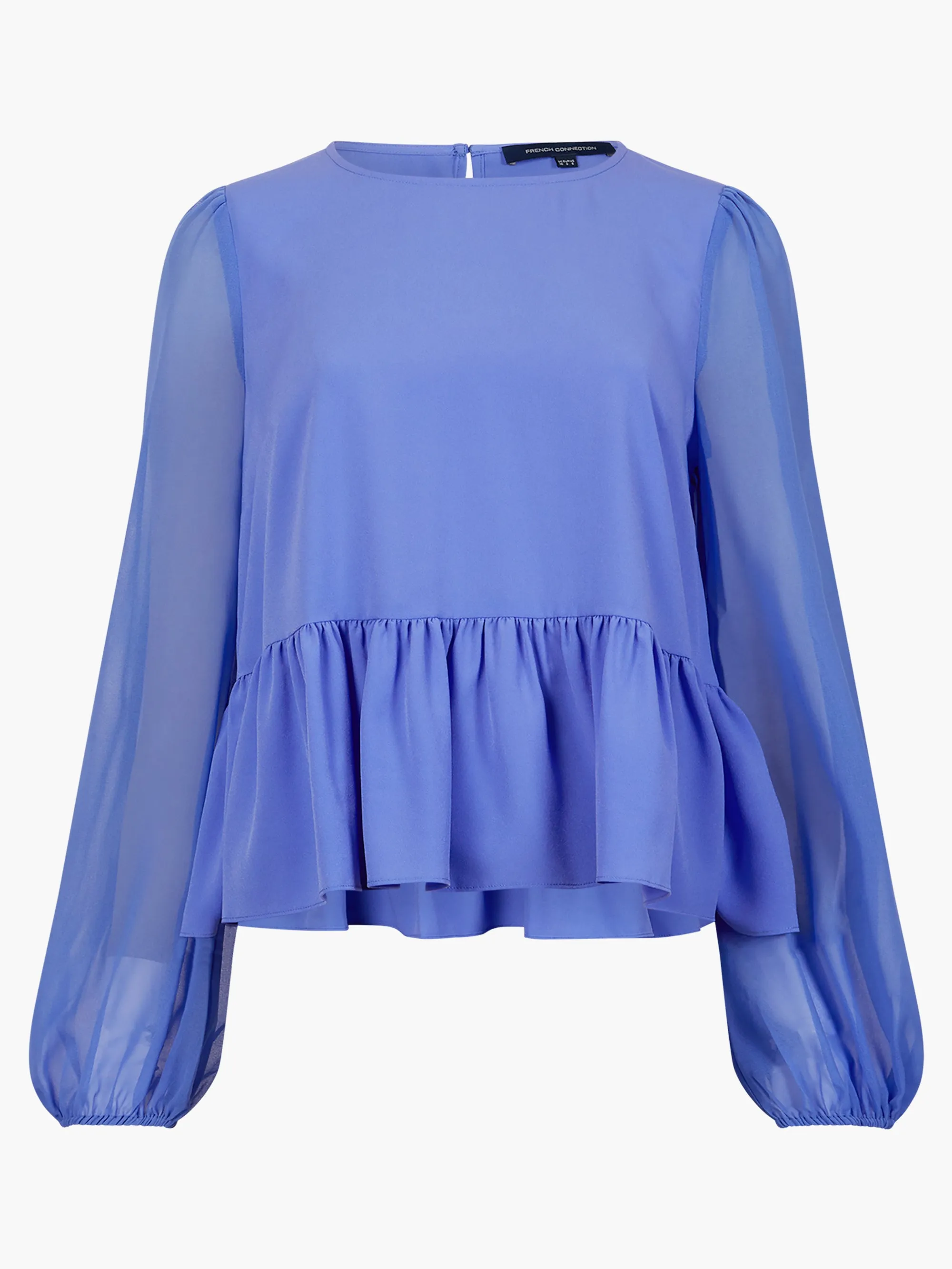 Crepe Light Georgette Peplum Top