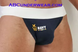Crest Navy Military Jockstrap