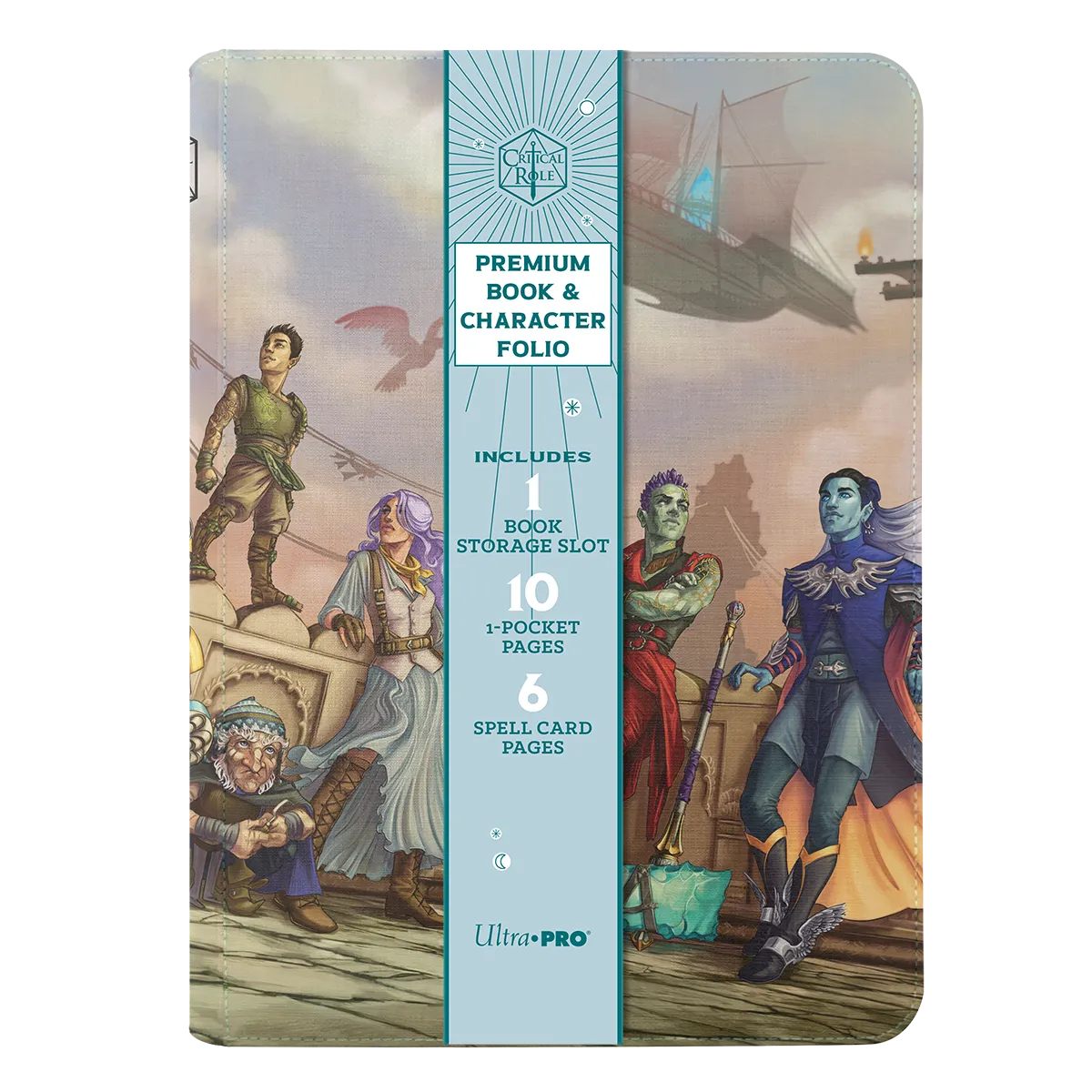 Critical Role Bells Hells Team Lineup Printed Leatherette Book Folio