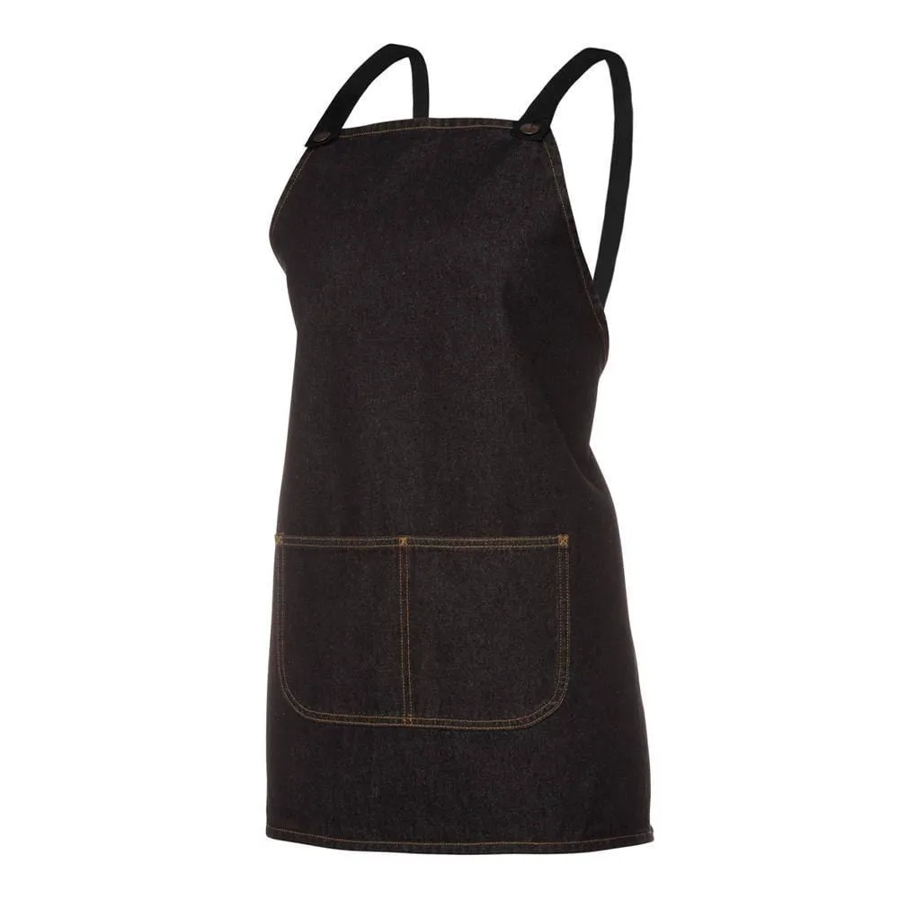 Cross Back 65x71 Bib Denim Apron (Without Strap)