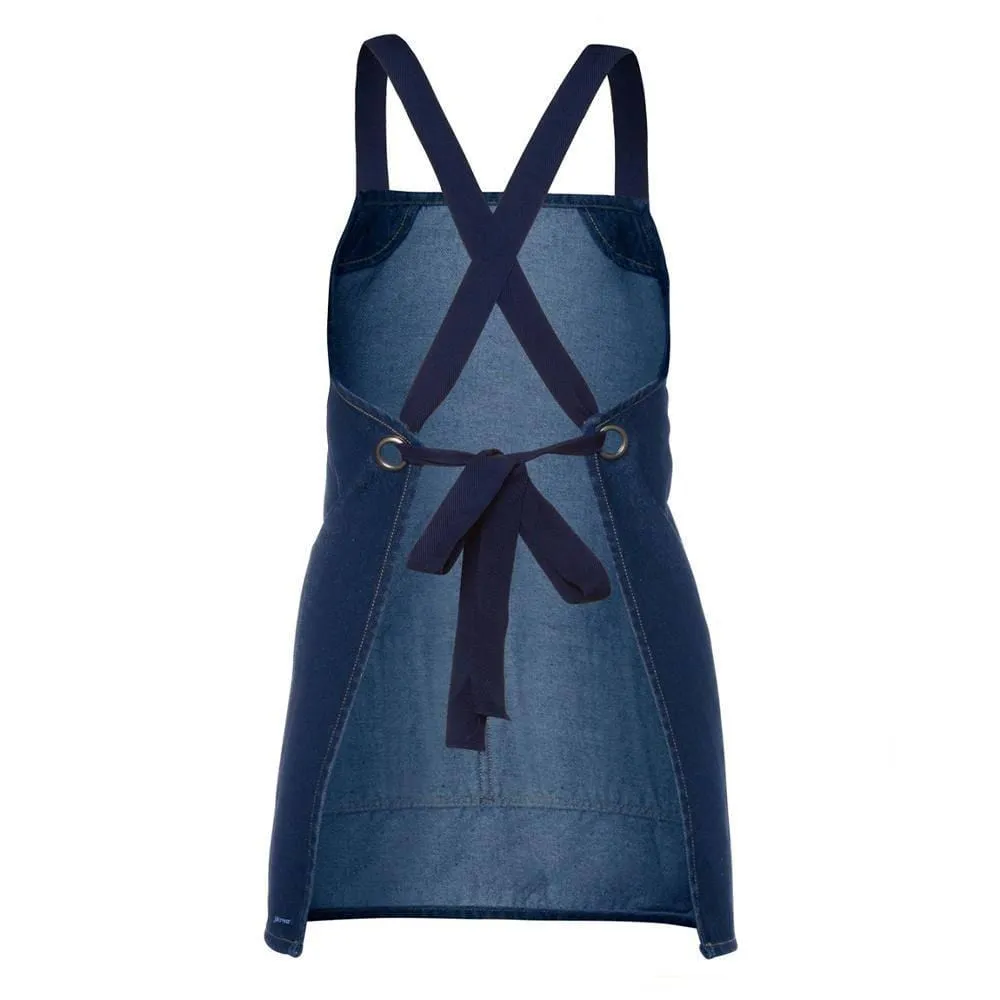 Cross Back 65x71 Bib Denim Apron (Without Strap)