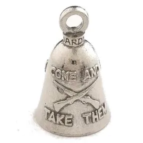 Daniel Smart Guardian Bell® Come And Take Them, Pewter, 1.5 x 1 in