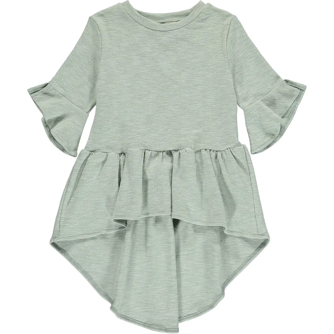Dawn High Low Shirt, Aqua