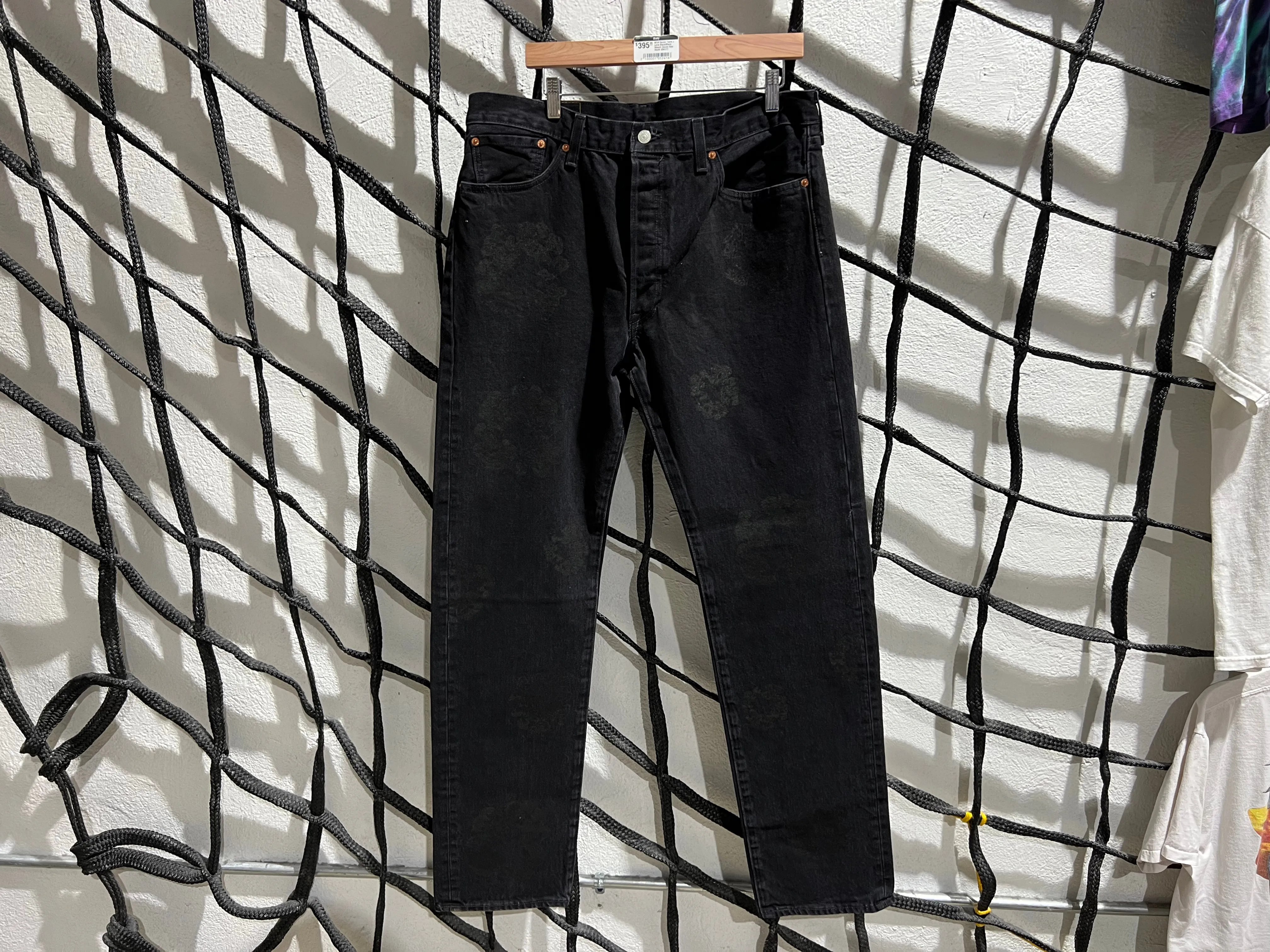 Denim Tears x Levis Black/Black Wreath Denim Jeans