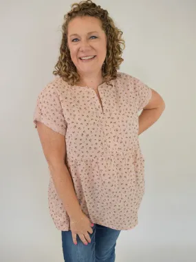Dream Chasing Floral Peplum Top